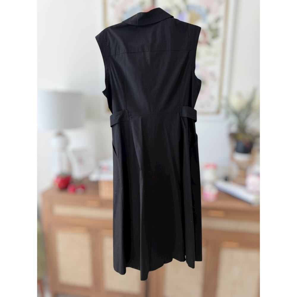 Calvin Klein Collared Button Down Sleeveless Shir… - image 2